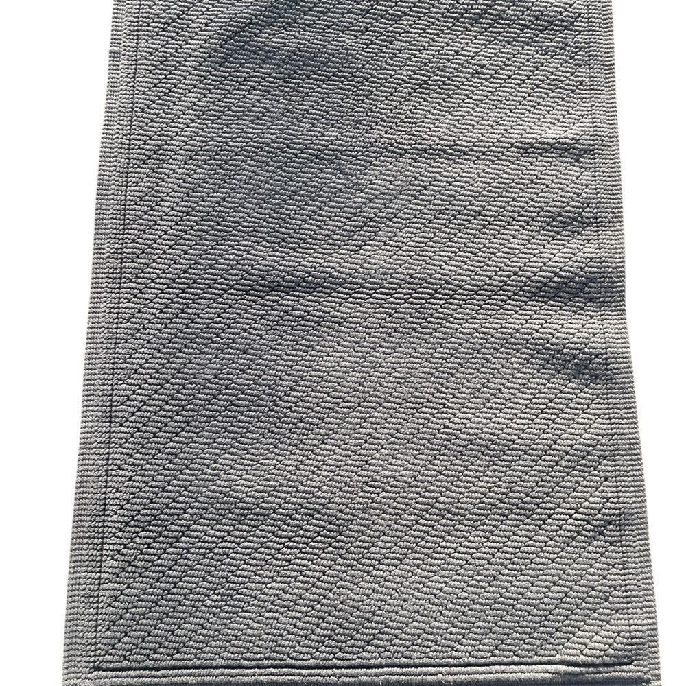 Textured Gray Rug